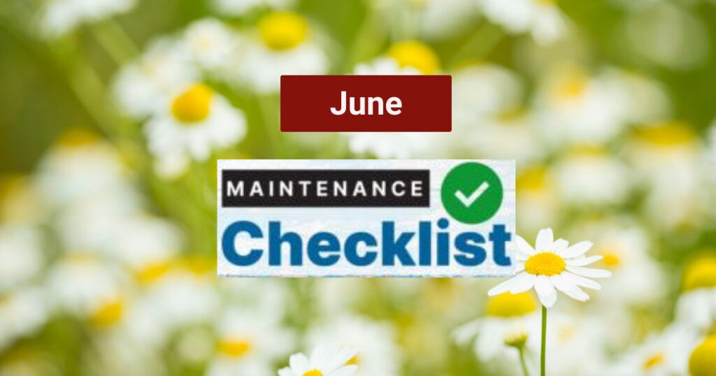 June home -maintenance checklist